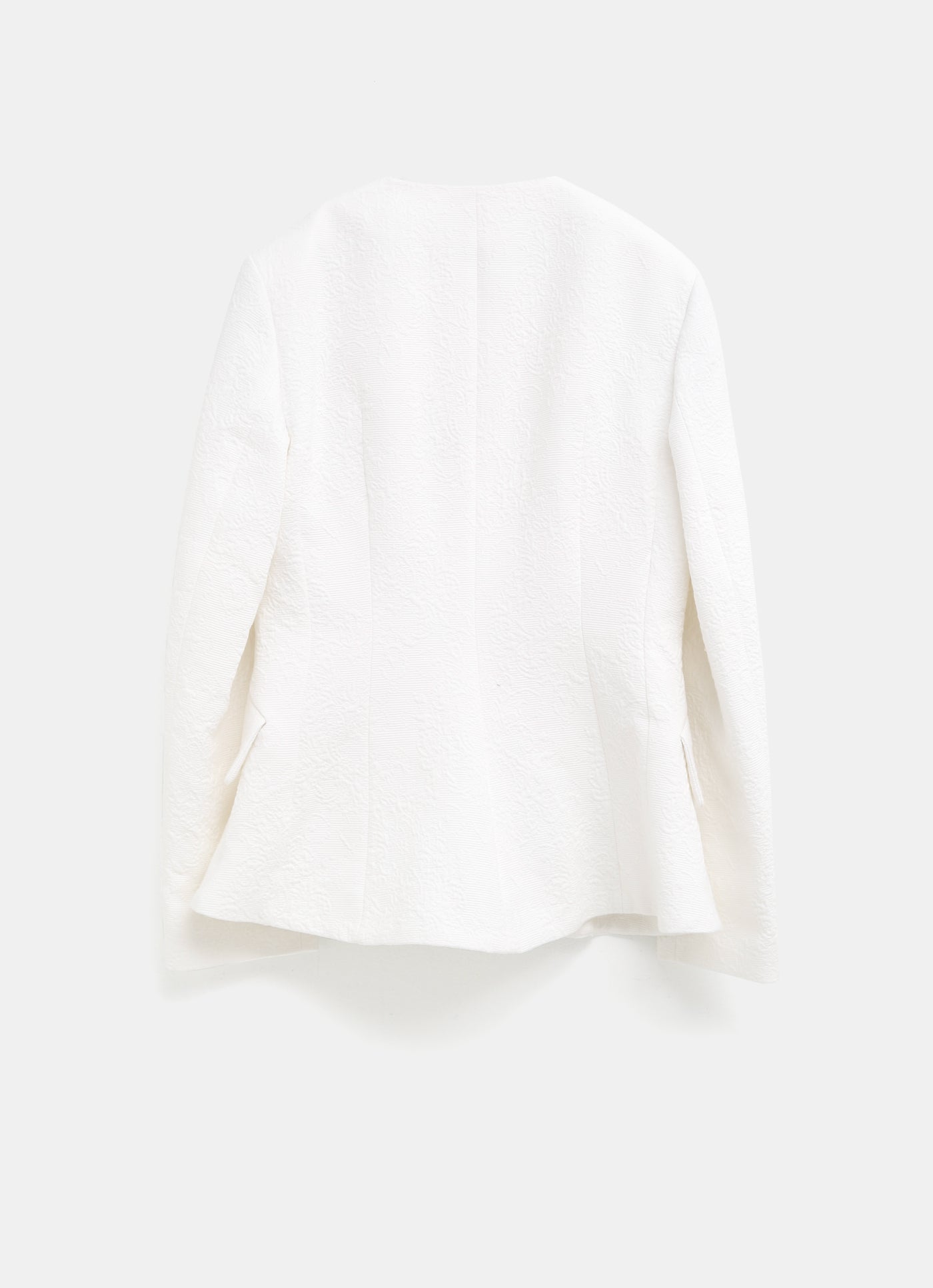 Chaqueta Jacquard sin solapas