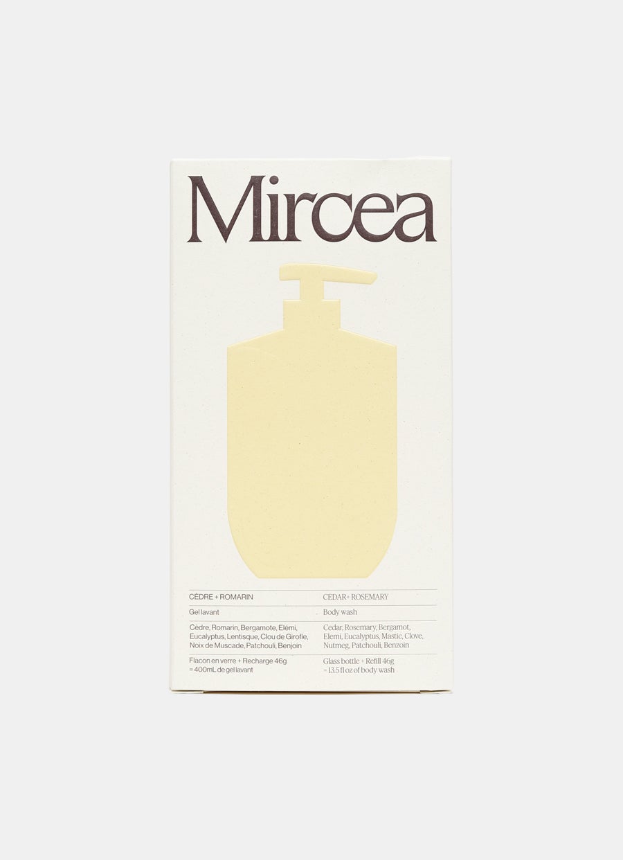 Juego de jabón de cedro y romero